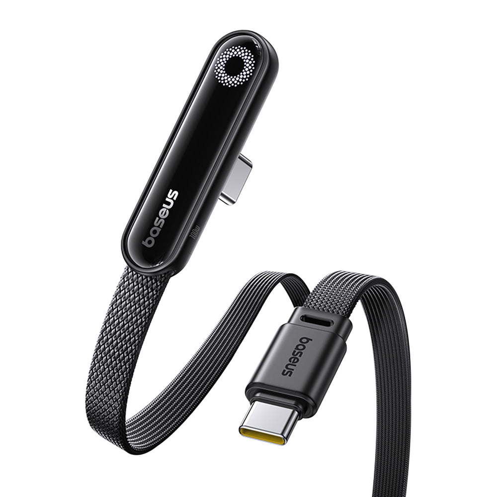 Baseus MVP 3 USB-C - USB-C 100W Cable Angled 1m - Black