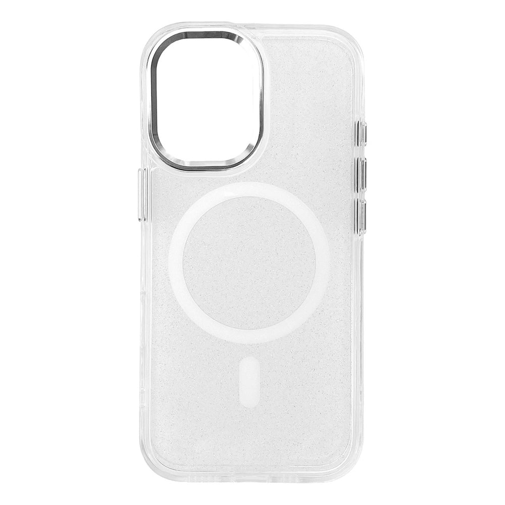 Glitter Case til Samsung Galaxy S26, MagSafe kompatibel - hvid