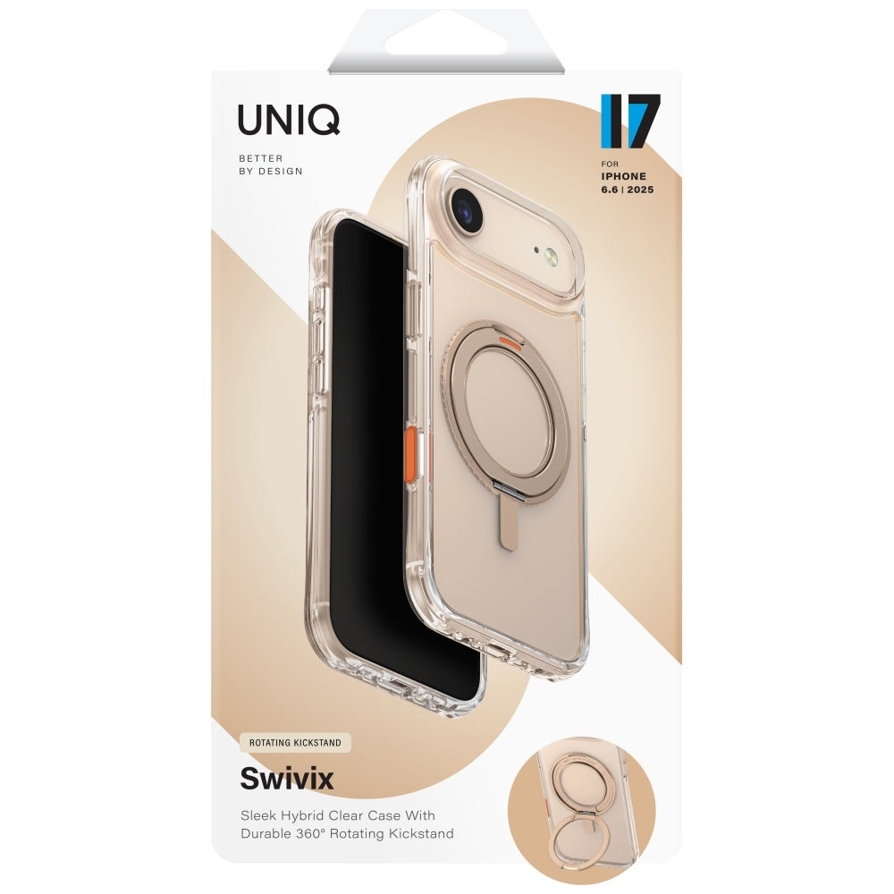 Uniq Swivix Roterende Kickstand 360 Case til iPhone Air - Guld