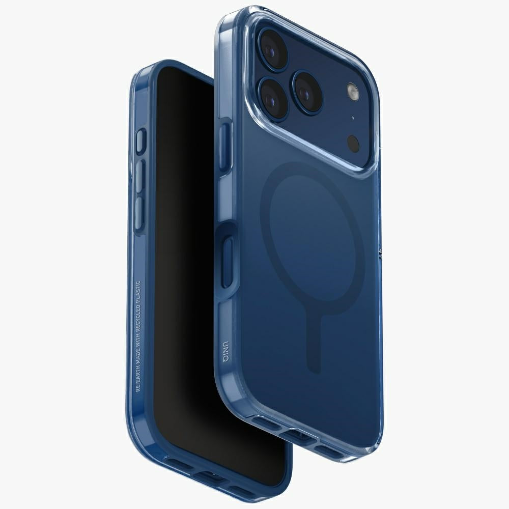 Uniq Clario Magclick Charging Case for iPhone 17 Pro - Blue