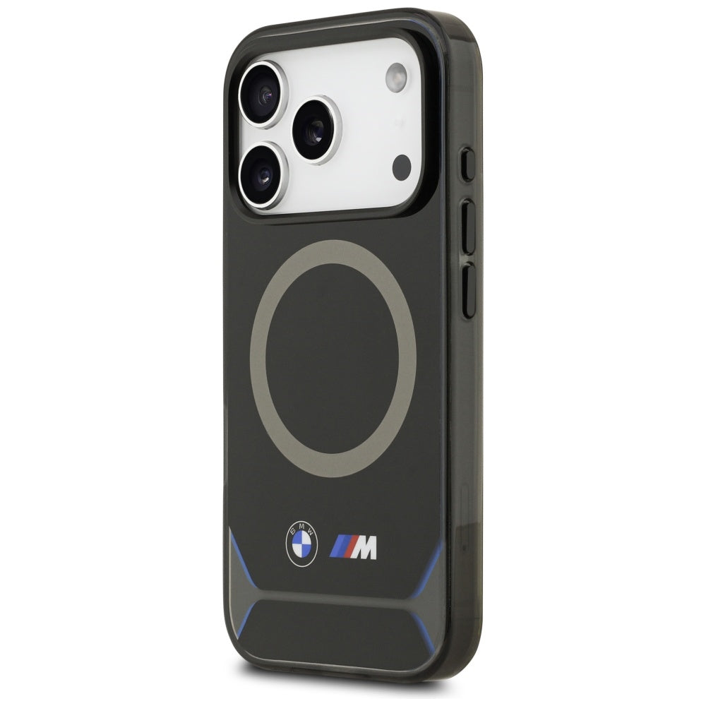 BMW M IML Metal Buttons & Logo MagSafe Case til iPhone 17 Pro - Blå