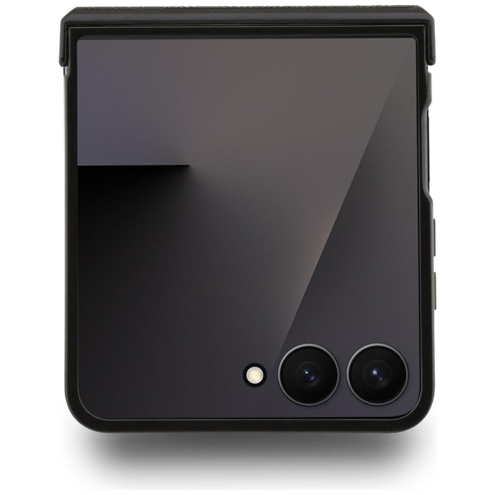 Karl Lagerfeld Saffiano Karl&Choupette Pin Case til Samsung Galaxy Z Flip 7 - sort