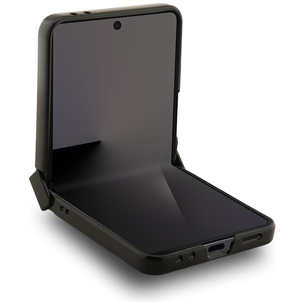 Karl Lagerfeld Saffiano Karl&Choupette Pin Case til Samsung Galaxy Z Flip 7 - sort