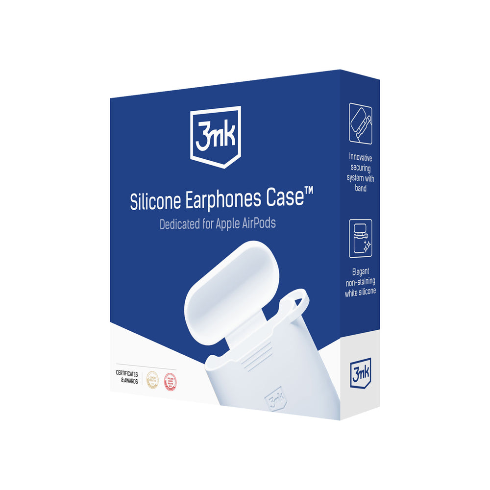 3mk Silicone AirPods Case til AirPods Pro 3 - Hvid