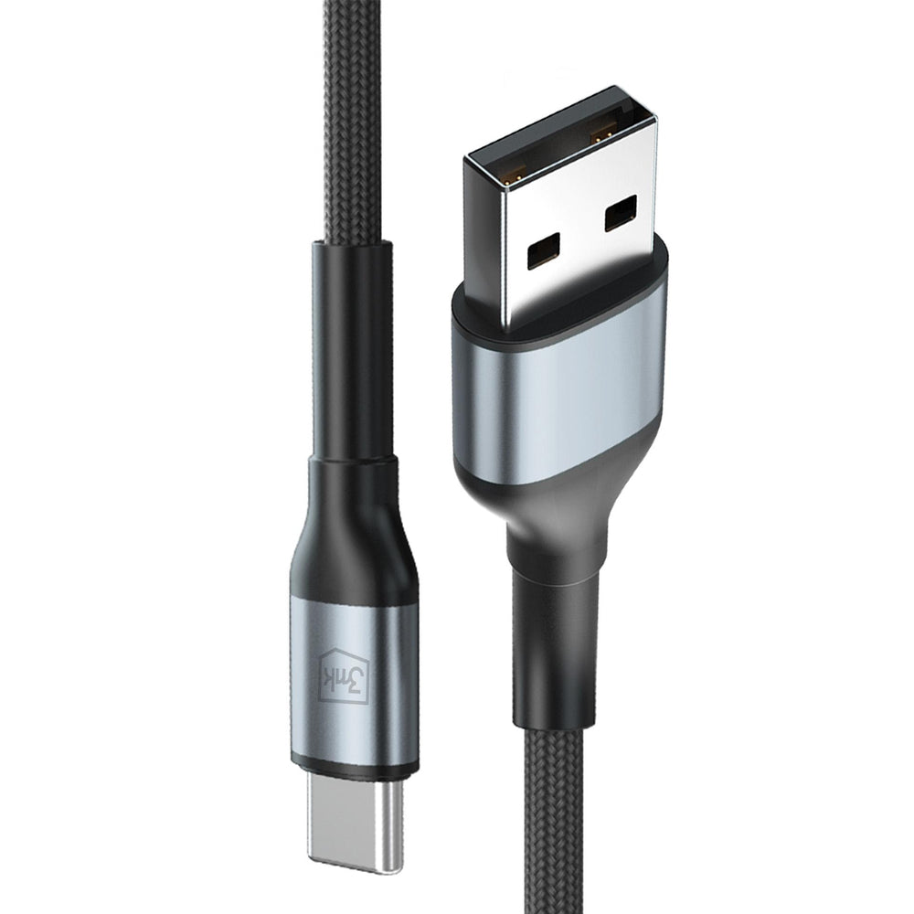 3mk Hyper Cable 3mk Hyper Cable N-SERIES USB-A / USB-C 1m 9V/2A 18W QC 3.0 / black