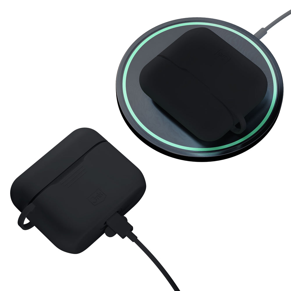 3mk Silicone AirPods Case til AirPods Pro 3 - sort