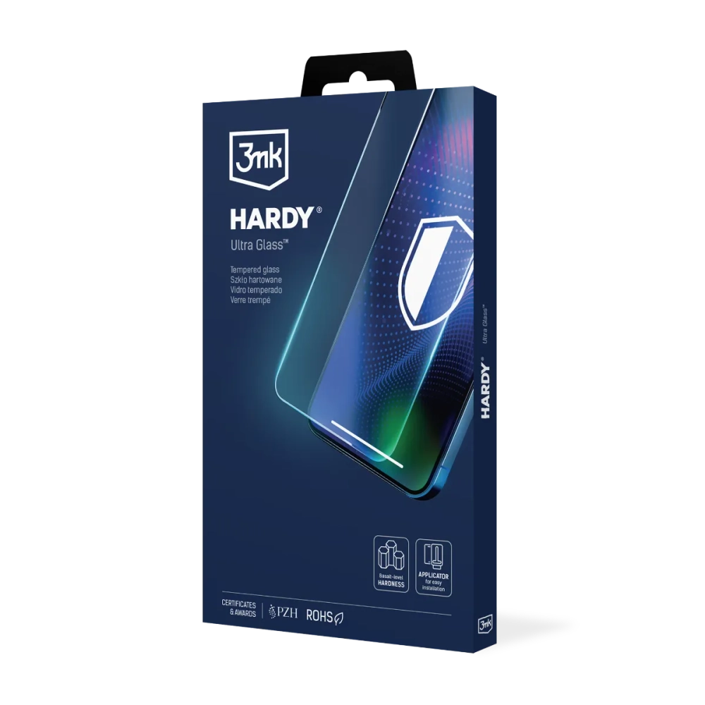 3mk HARDY® Ultra GlassTM hærdet glas til iPhone 15 / 16