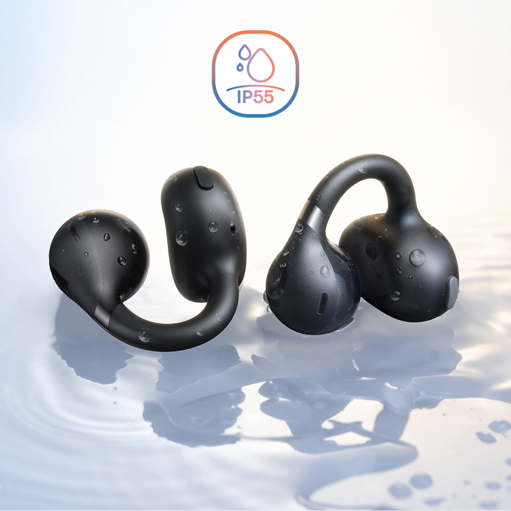 OWS Baseus Bass BC1 Earphones with Clip - Black
