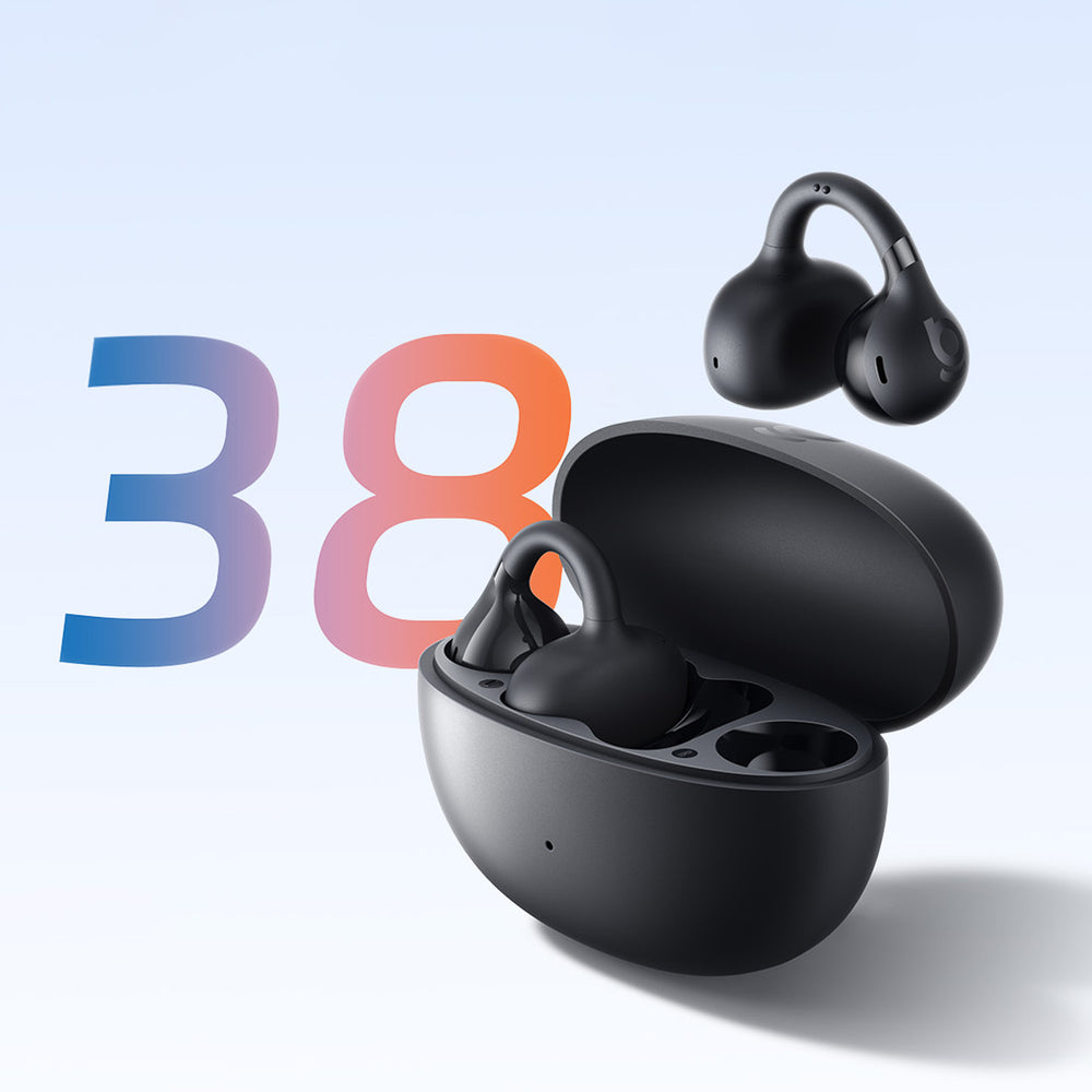 OWS Baseus Bass BC1 Earphones with Clip - Black