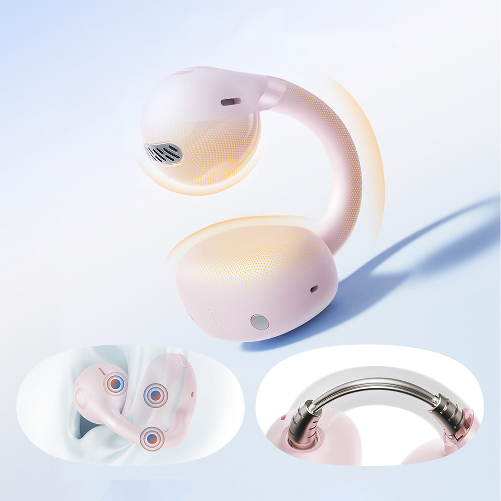 OWS Baseus Bass BC1 Høretelefoner med Klips - Pink