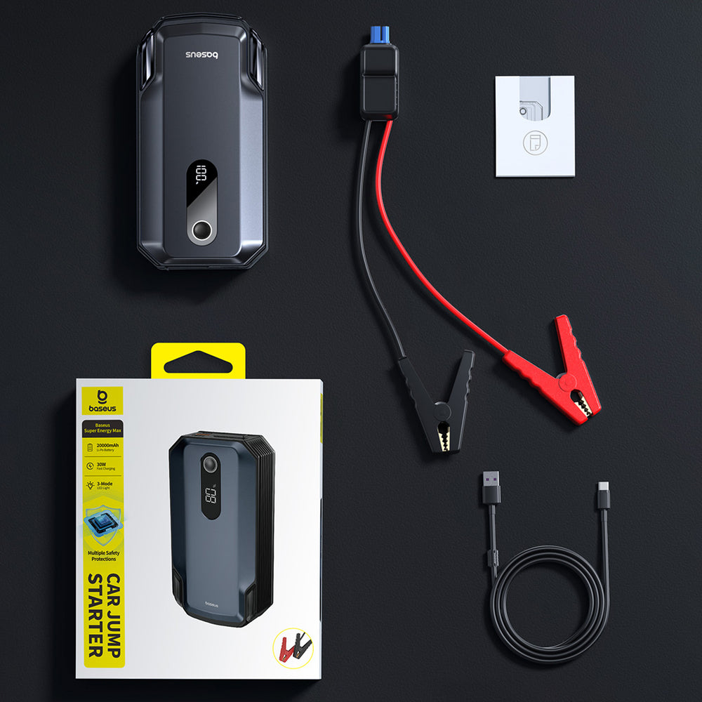 Jump starter Baseus Super Energy Max 20000mAh - black