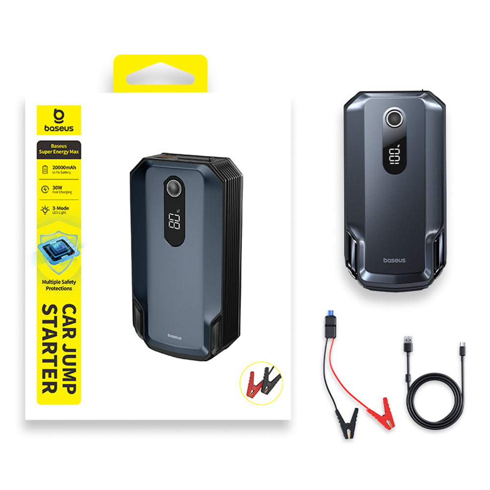 Jump starter Baseus Super Energy Max 20000mAh - sort