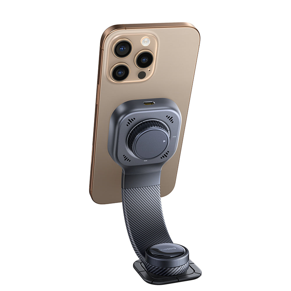 Baseus PrimeTrip C03Pro Dashboard Car Holder with Wireless Charger Compatible with MagSafe - Black