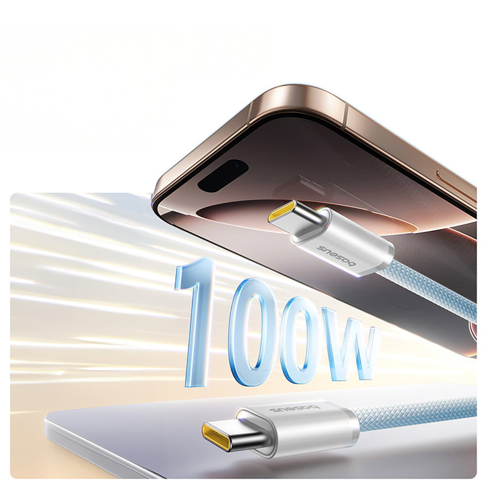 Baseus Dynamic 4 Pro 100W USB-C - USB-C Cable 1m - Blue