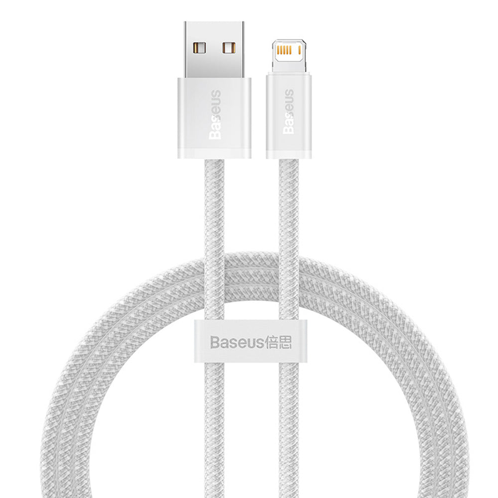 Baseus Dynamic Series 2.4A USB-A - Lightning kabel 1m - hvid