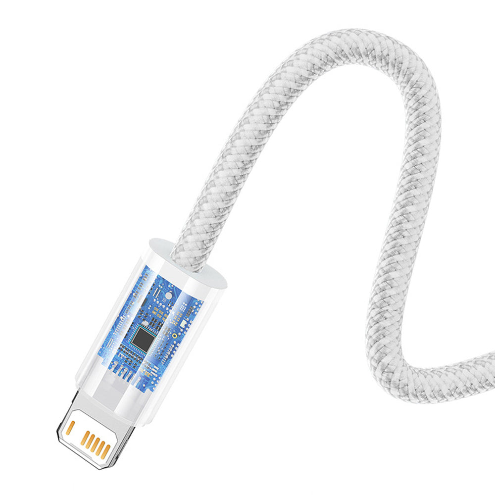 Baseus Dynamic Series 2.4A USB-A - Lightning kabel 1m - hvid