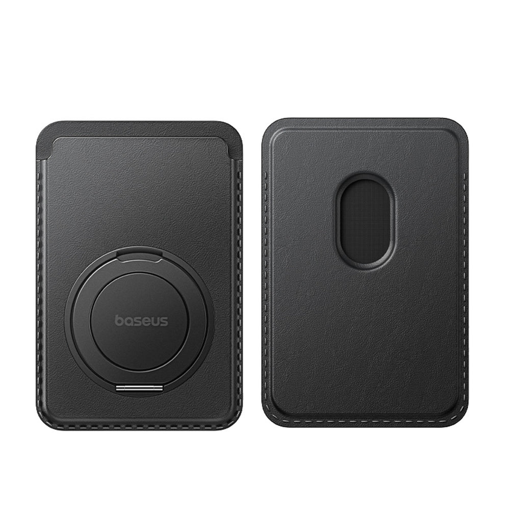 Baseus MagPro 3 Magnetic Wallet med Stativ Kompatibel med MagSafe - sort