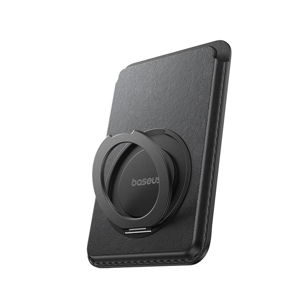 Baseus MagPro 3 Magnetic Wallet med Stativ Kompatibel med MagSafe - sort