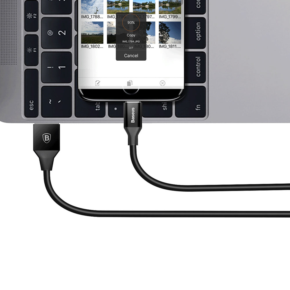 Baseus Yiven USB-A - MicroUSB Cable 1.5m - Black