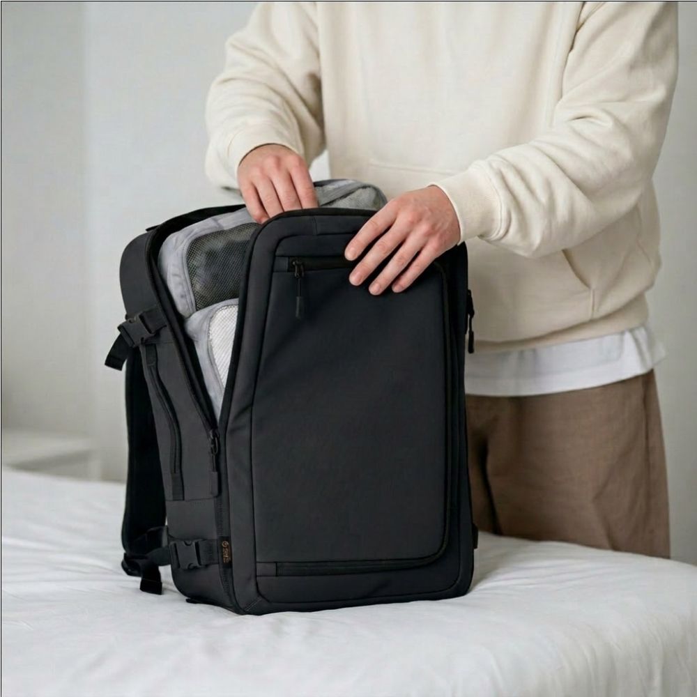 Tech-Protect Defender S50 Backpack for Ryanair & Wizzar, 20L Laptop - Black