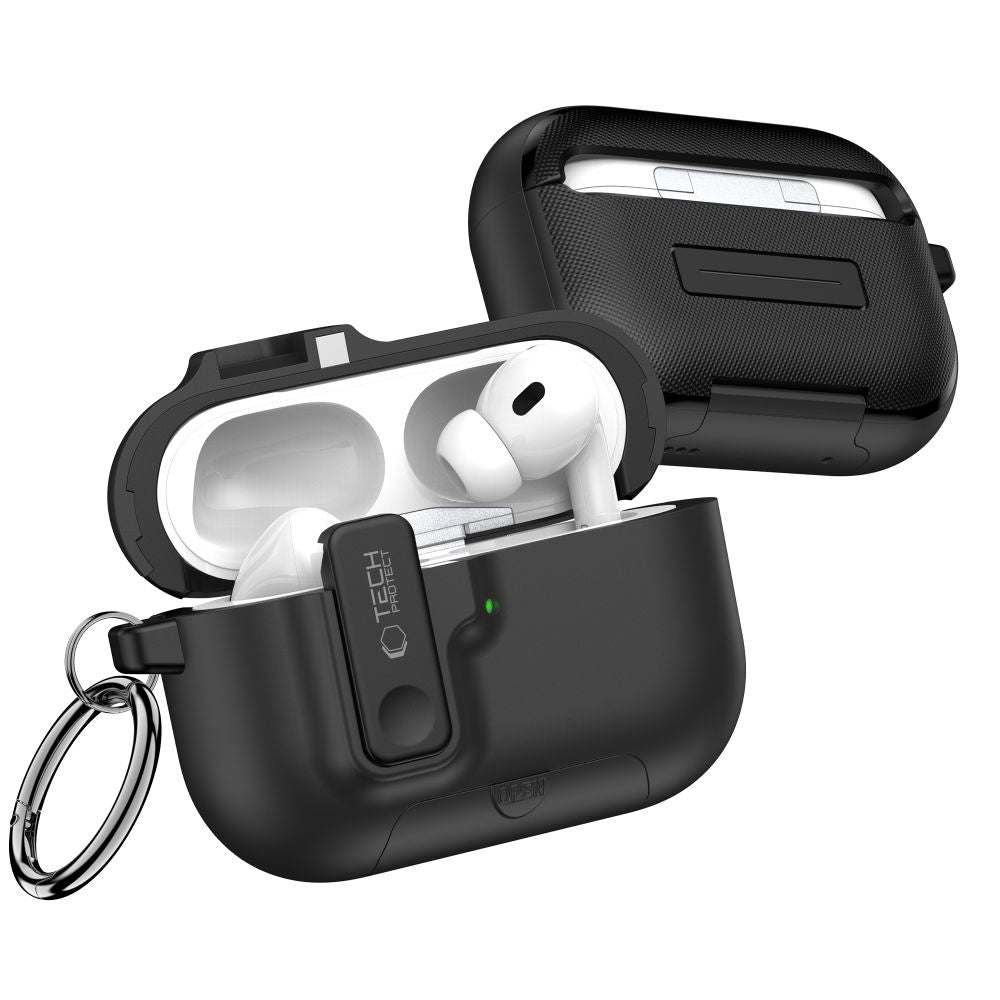 Tech-Protect Slim Hook Case til AirPods Pro 3 - sort