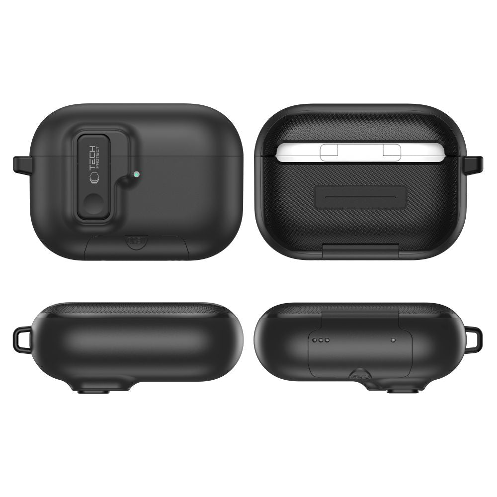 Tech-Protect Slim Hook Case til AirPods Pro 3 - sort
