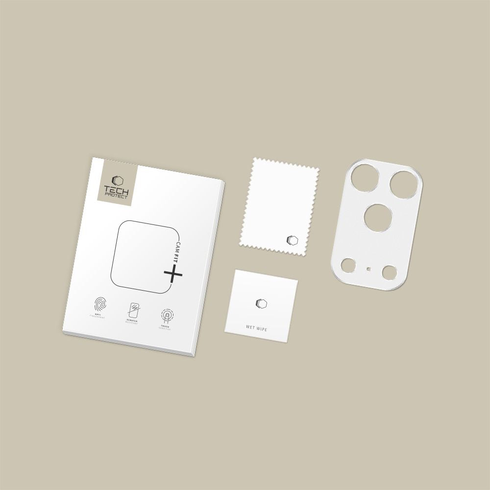 Tech-Protect Camalloy Fit+ Kamera Cover til iPhone 17 Pro Max - Sølv