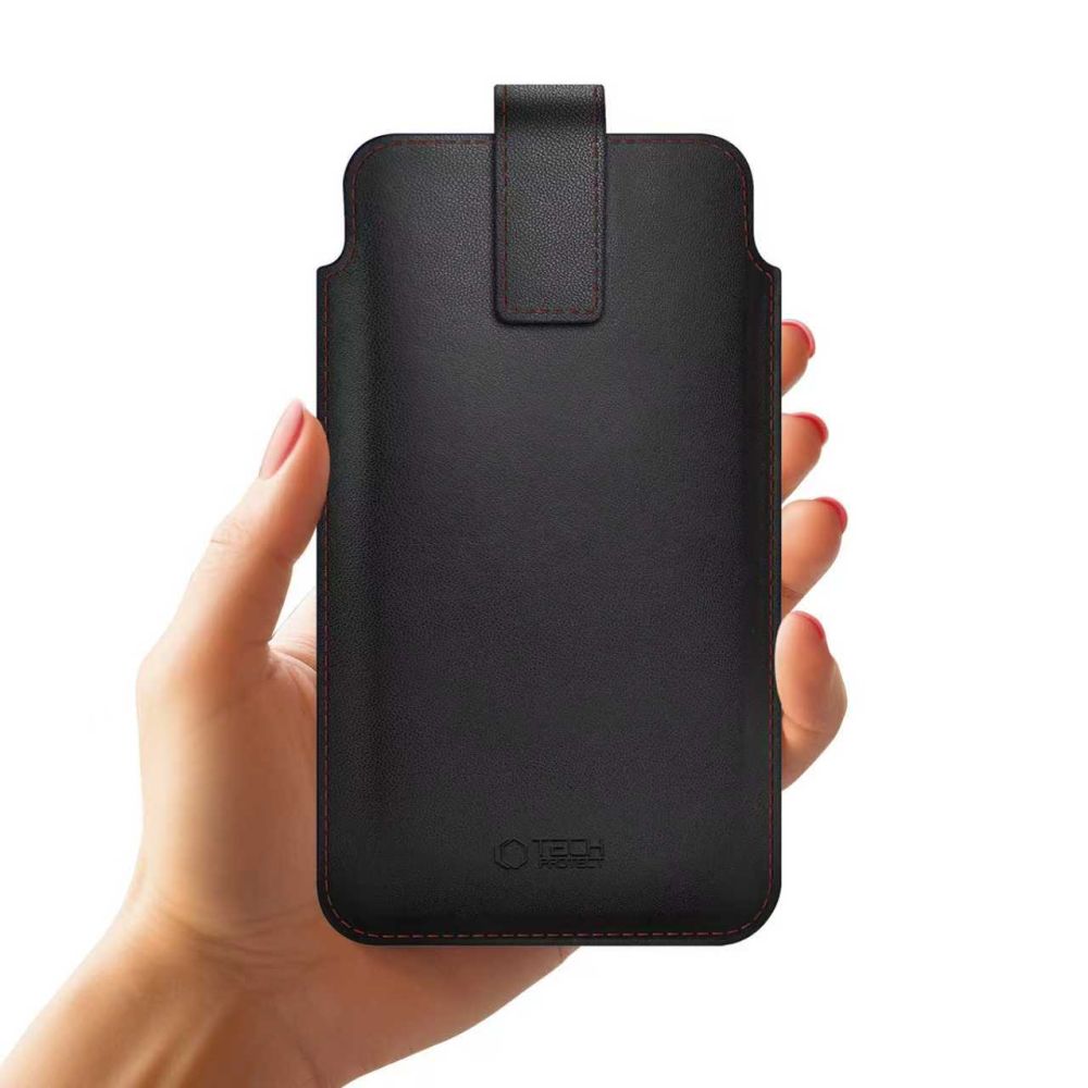 Tech-Protect SM65 case til 6.0-6.9" smartphones - sort og rød