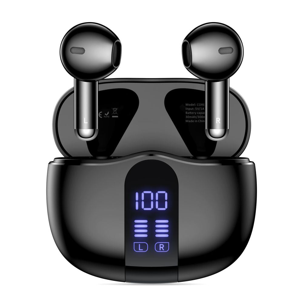 Tech-Protect UltraBoost TWS Core G2 hovedtelefoner - sort