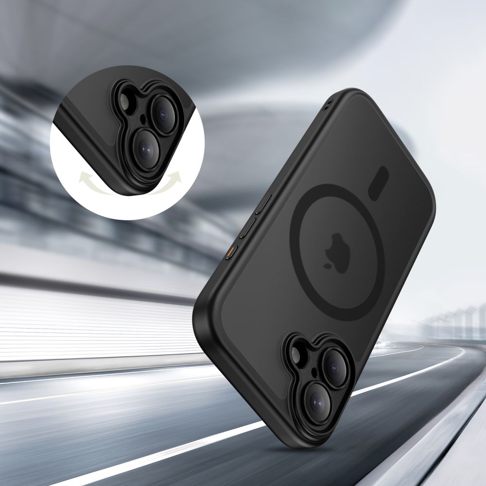 Tech-Protect Magpeak Magsafe CC Case til iPhone 17 - Matte Black