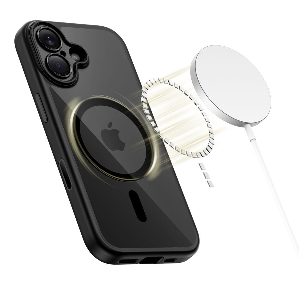 Tech-Protect Magpeak Magsafe CC Case til iPhone 17 - Clear Black