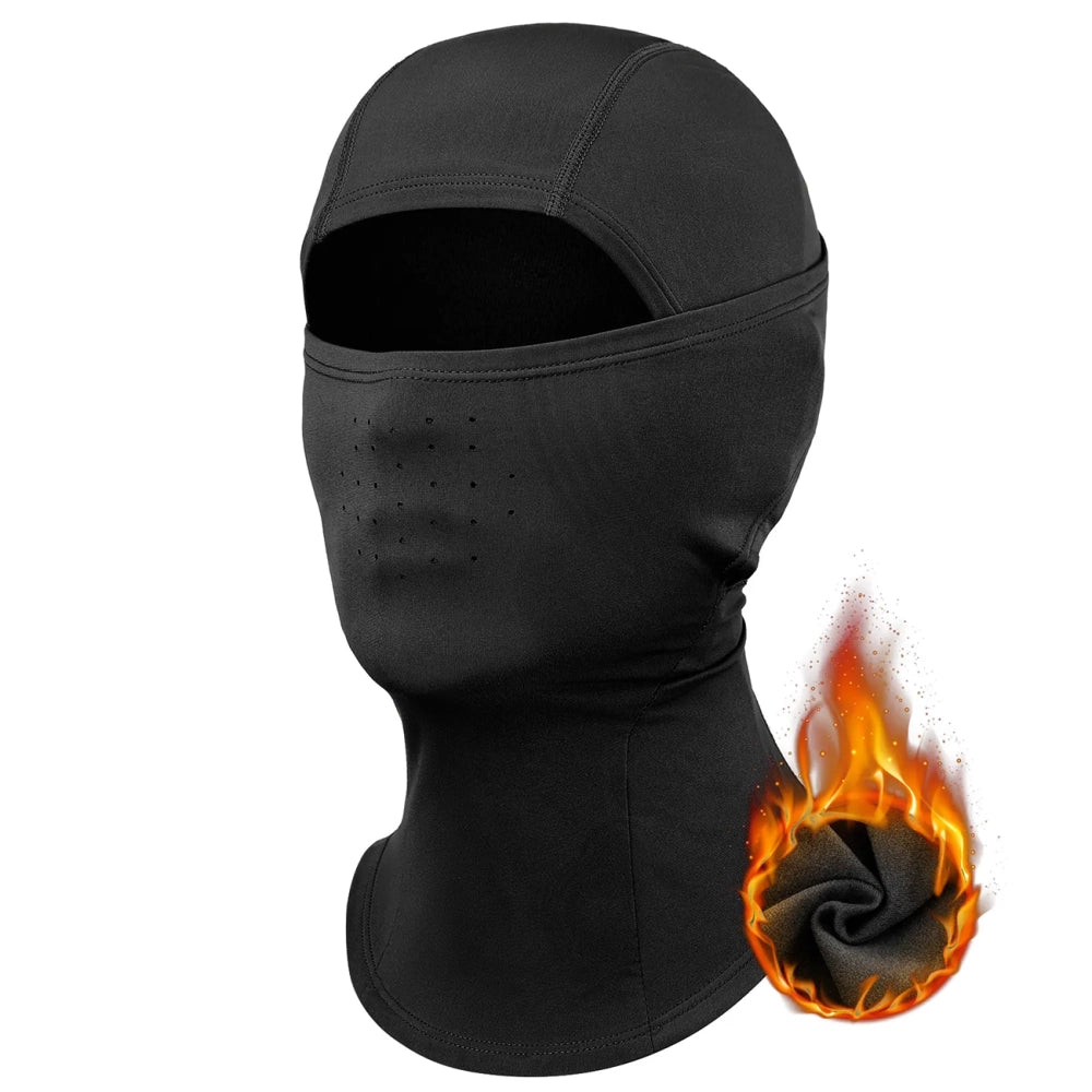 Qunature 13230023011 ski balaclava cykel motorcykel balaklava størrelse L - sort