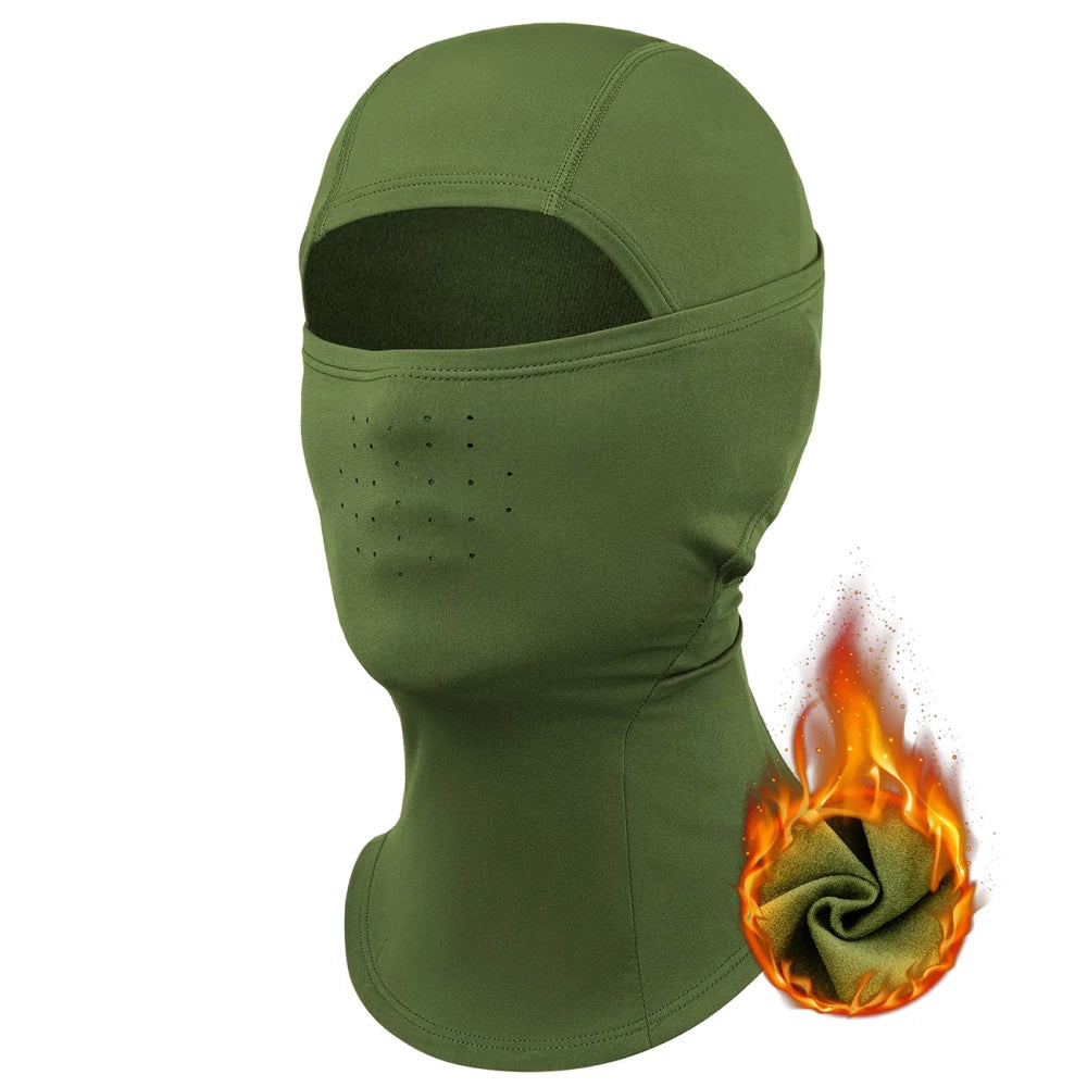 Qunature 13230023014 ski balaclava cykel motorcykel balaklava størrelse M - grøn