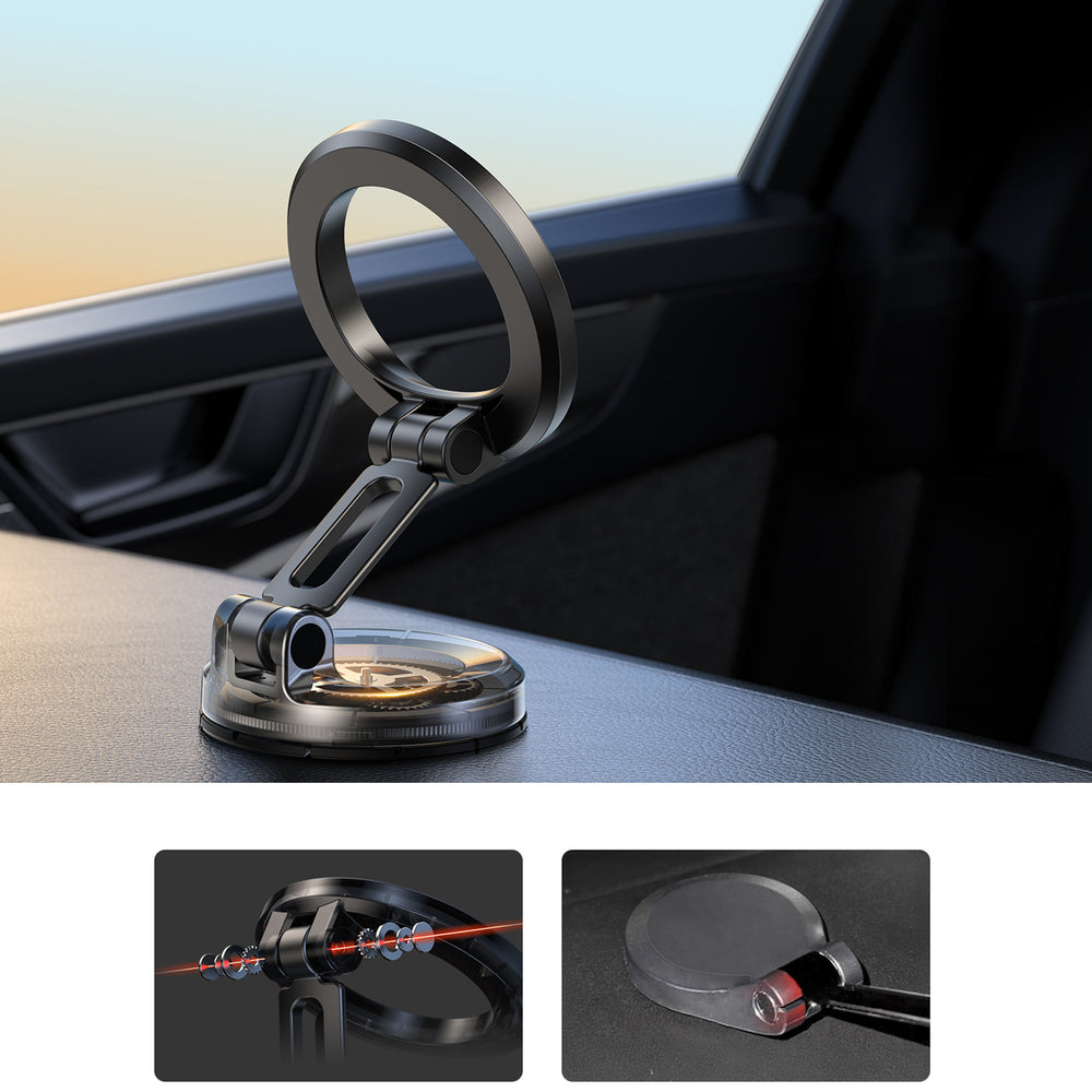 Joyroom JR-ZS505 Magnetisk Dashboardbeslag Kompatibel med MagSafe - Sort