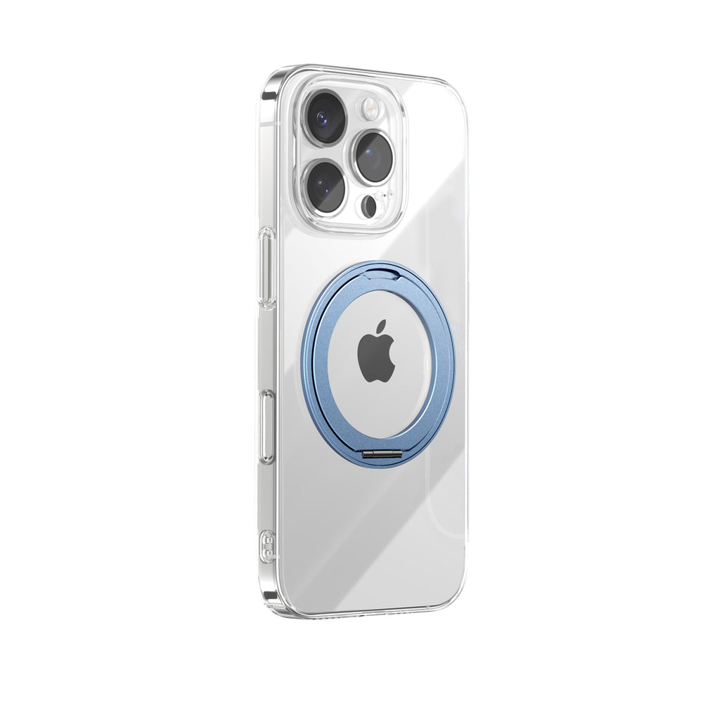 Joyroom JR-16JL6 Case til iPhone 16 Pro Max Ultra-Thin MagSafe Kompatibel med 360° Ring Stand - Blå