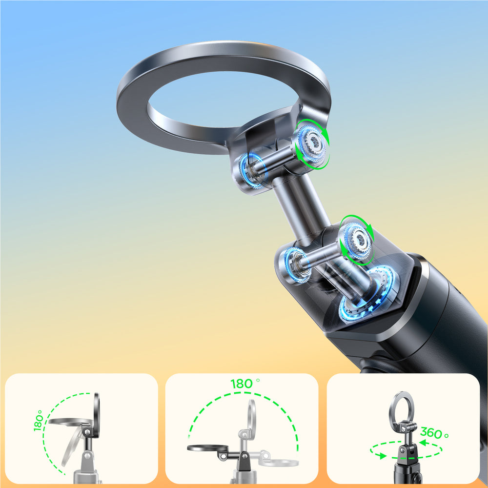 Joyroom JR-ZS509 MagSafe Compatible Selfie Stick with Bluetooth - Black