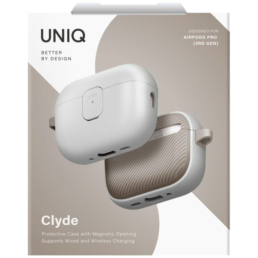 Uniq Clyde Case til AirPods Pro 3. generation - Grå-beige