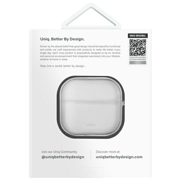 Uniq Glase AirPods 4 Case - gennemsigtig