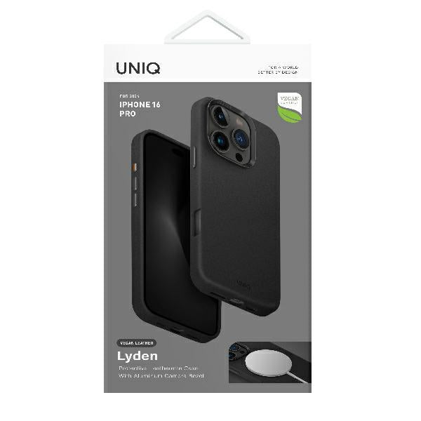 Uniq Lyden Magclick opladningsfoder til iPhone 16 Pro - sort