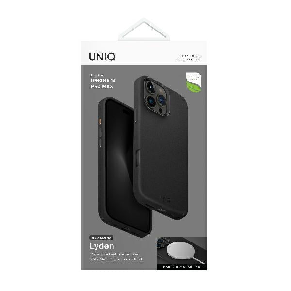 Uniq Lyden Magclick opladningsfoder til iPhone 16 Pro Max - sort