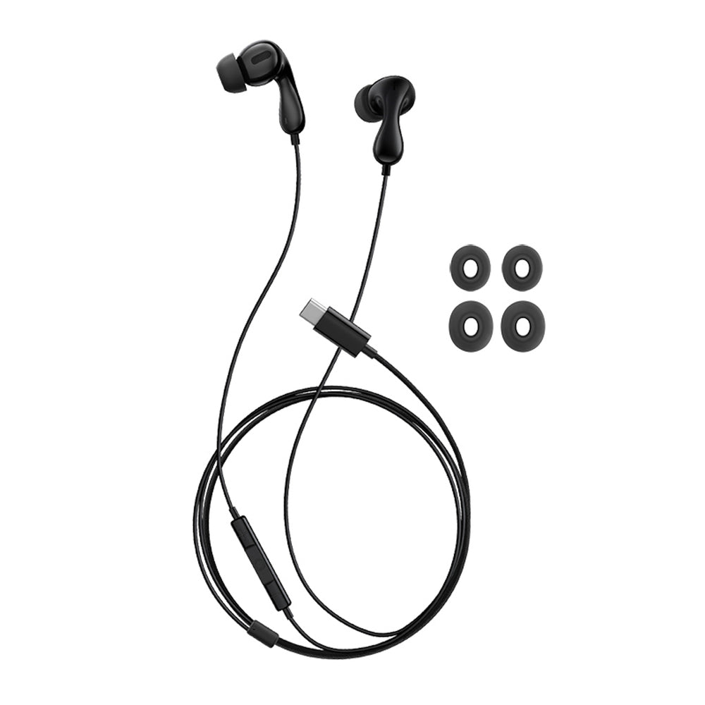 Baseus Encok CZ20 In-Ear Wired USB-C hovedtelefoner - sort