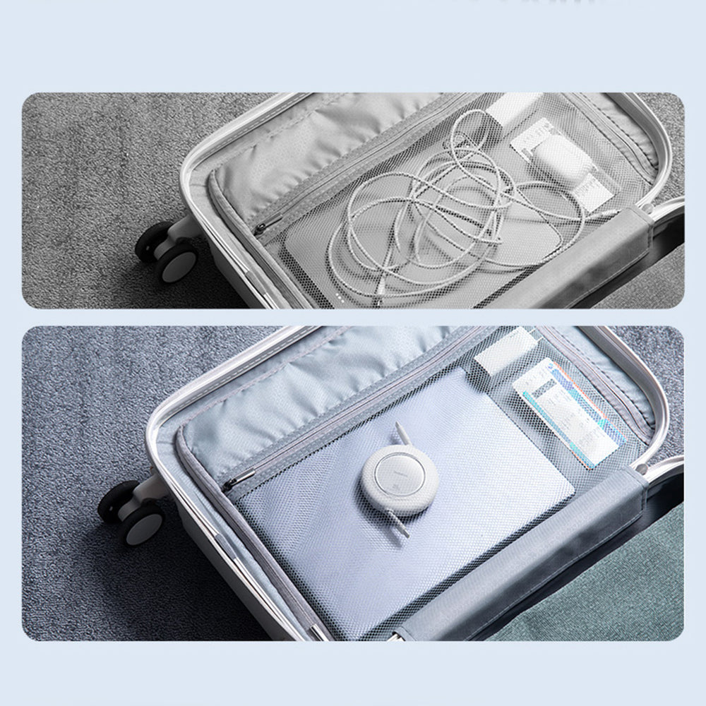 Baseus Free2Pull Mini 100W Retractable USB-C-kabel - USB-C 2m - hvid