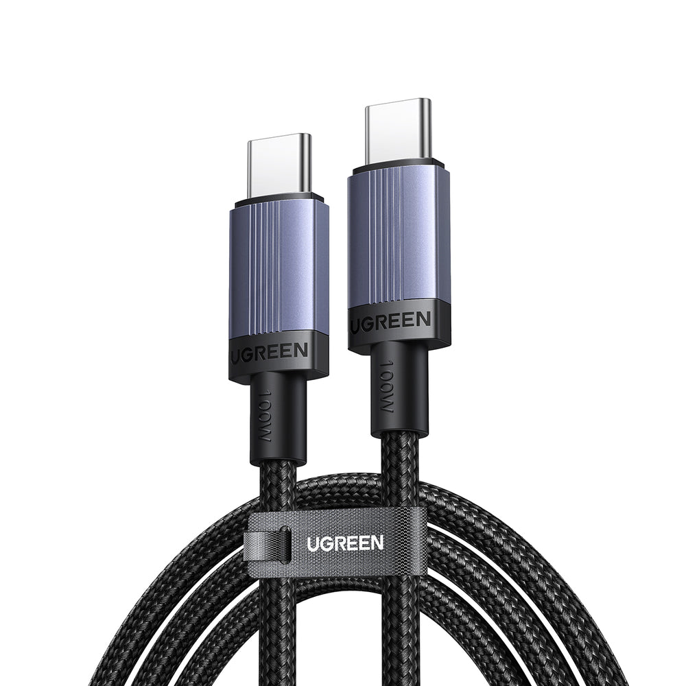 Ugreen USB-C til USB-C PD-kabel 100W 5A 1m - sort
