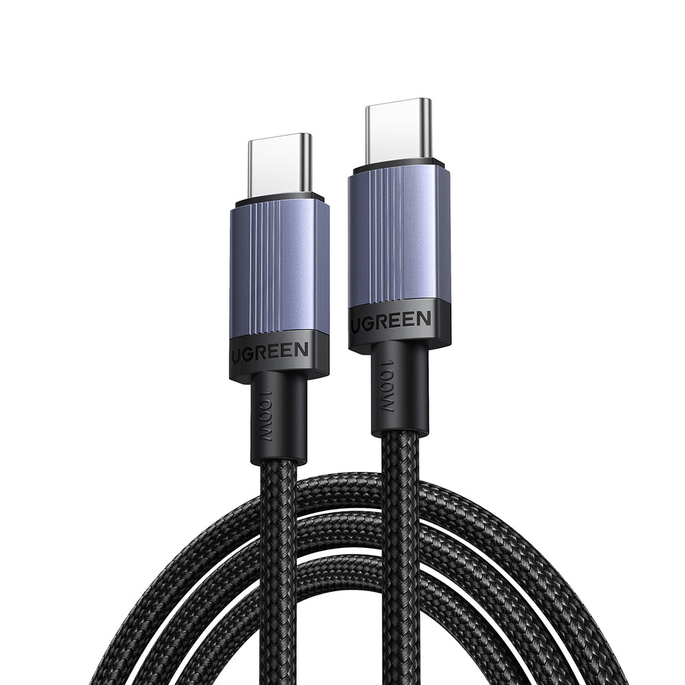 Ugreen USB-C til USB-C PD-kabel 100W 5A 3m - sort