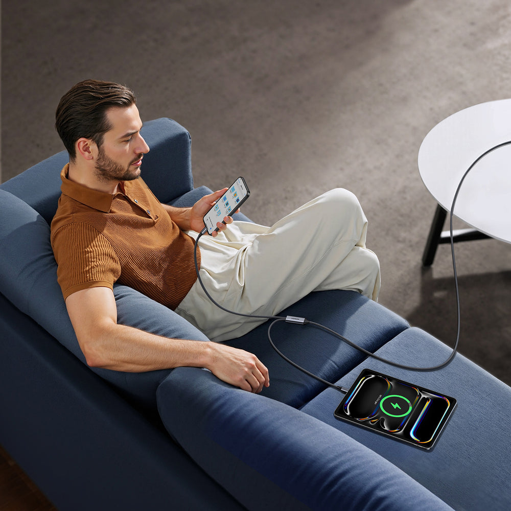Ugreen 2in1 USB-C Cable - 2xUSB-C PD 140W 2m - sort