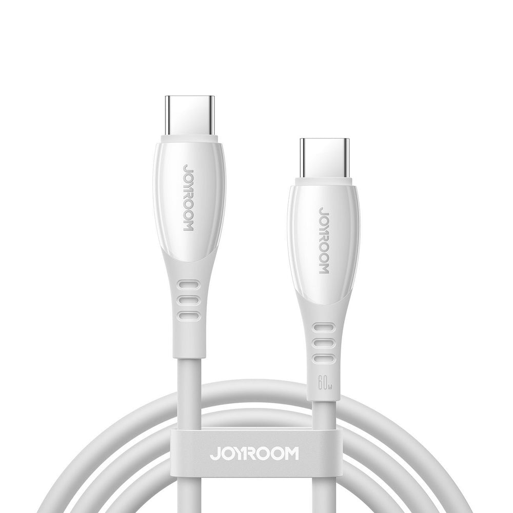 Joyroom S-A59 Vibrant Series 60W USB-C - USB-C-kabel 1,2 m - hvid