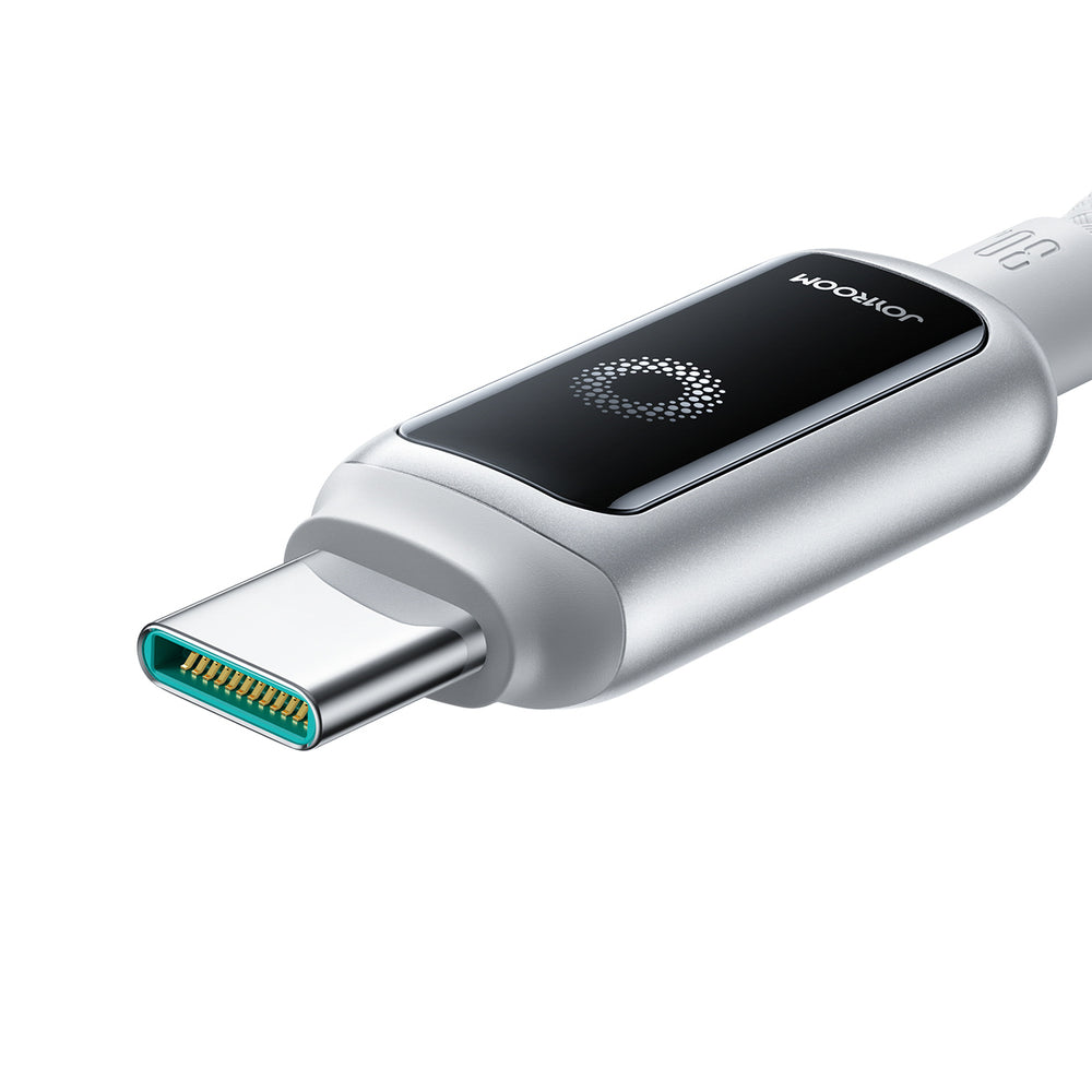 Joyroom S-A55 StarFlight 100W USB-C - USB-C-kabel 1,2 m - hvid