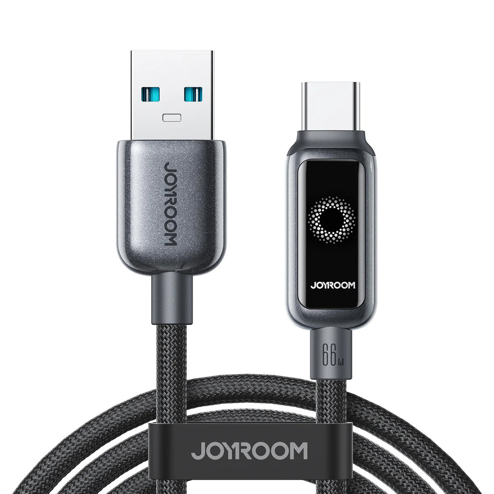 Joyroom S-A55 StarFlight 66W USB-A - USB-C kabel 1,2 m - sort