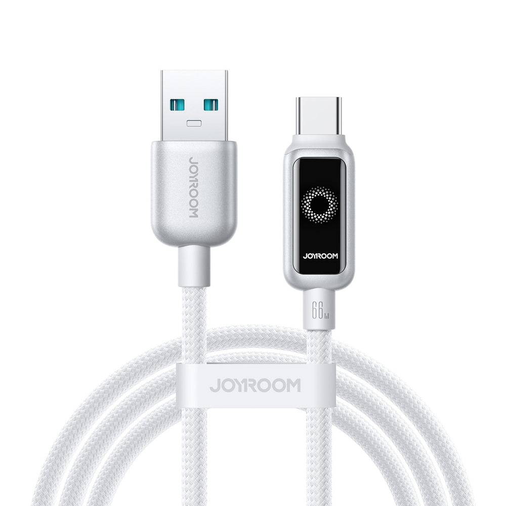Joyroom S-A55 StarFlight 66W USB-A - USB-C Kabel 1,2 m - Hvid