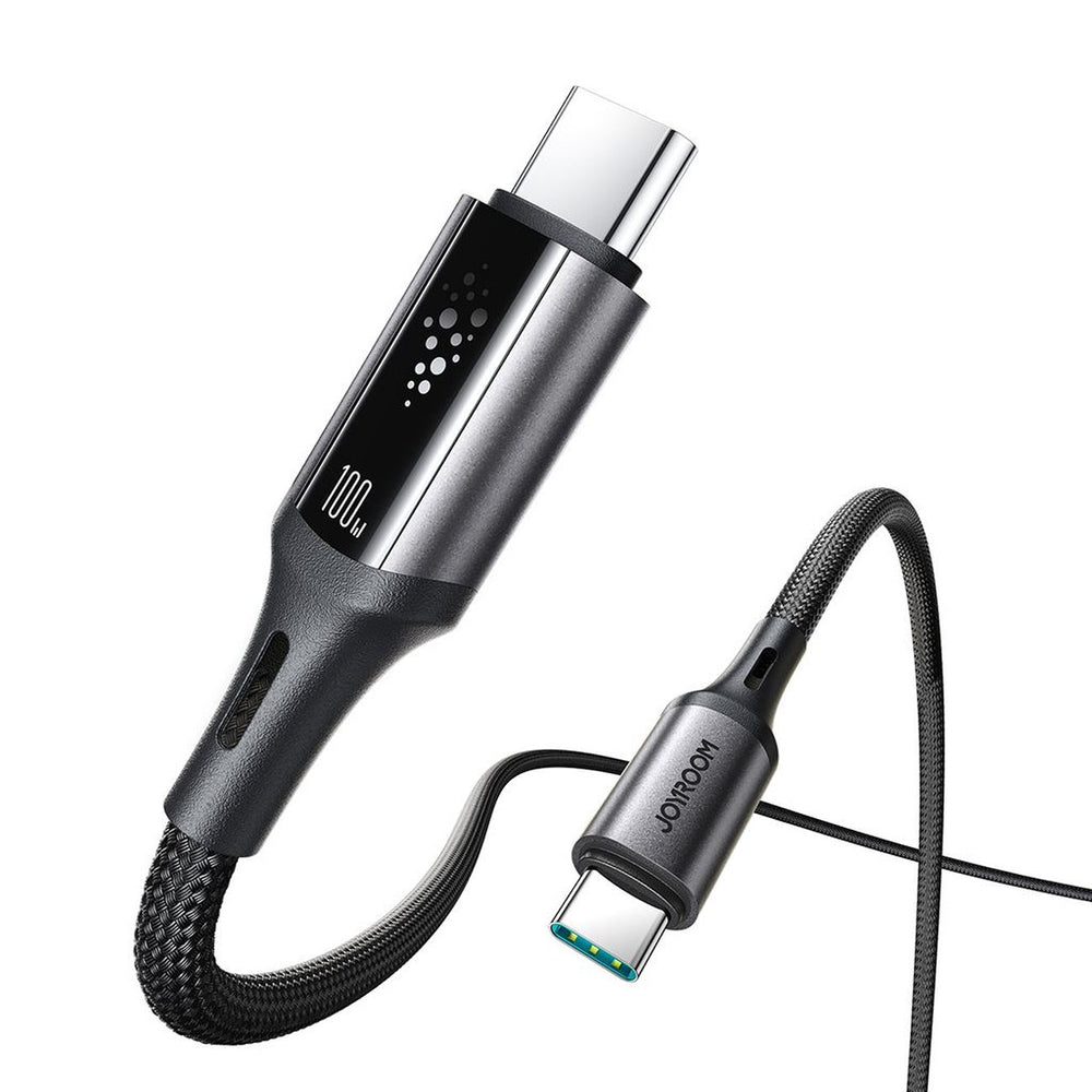 Joyroom S-A60 StarTalk 100W USB-C - USB-C Kabel 1,2 m - sort